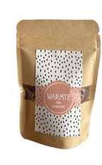 Losse thee in een papieren zak met de smaak Warmte: rooibosthee