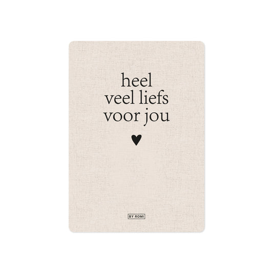 Kaart | Heel veel liefs voor jou