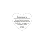Rozenkwarts in hartje
