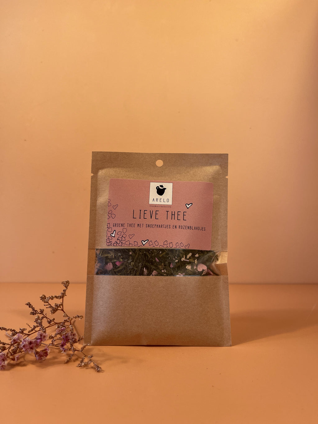 Lieve thee, losse thee in een papieren stazak