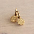 Oorring met hanger | moon & sun | goud