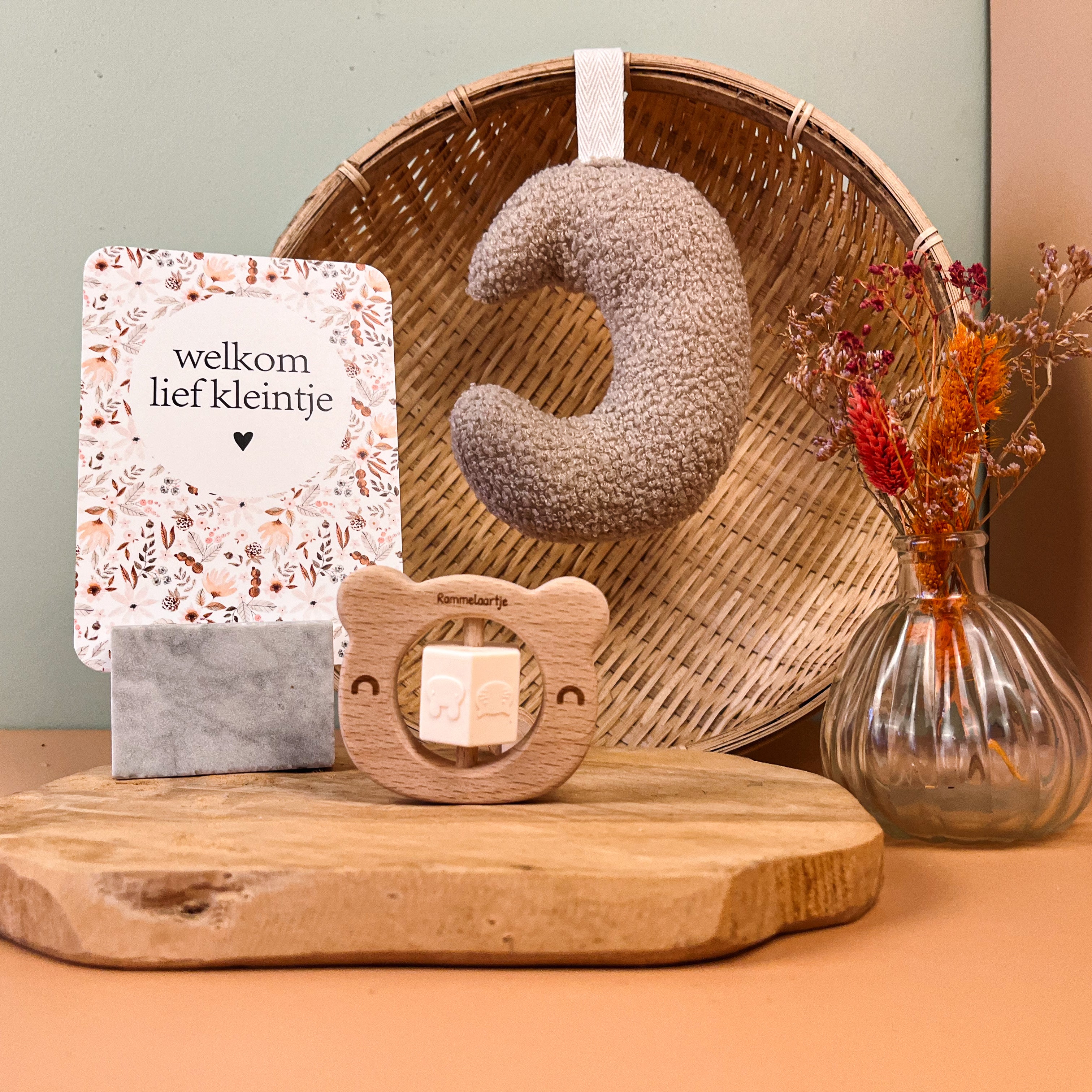 Kraamcadeau | cadeaupakket | maan & beer