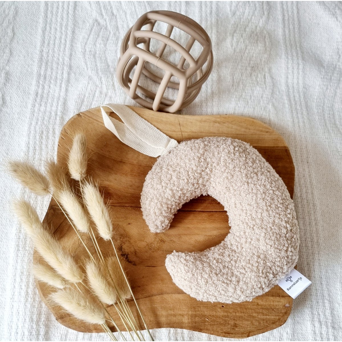 Speenkoord | Teddy maan | Beige