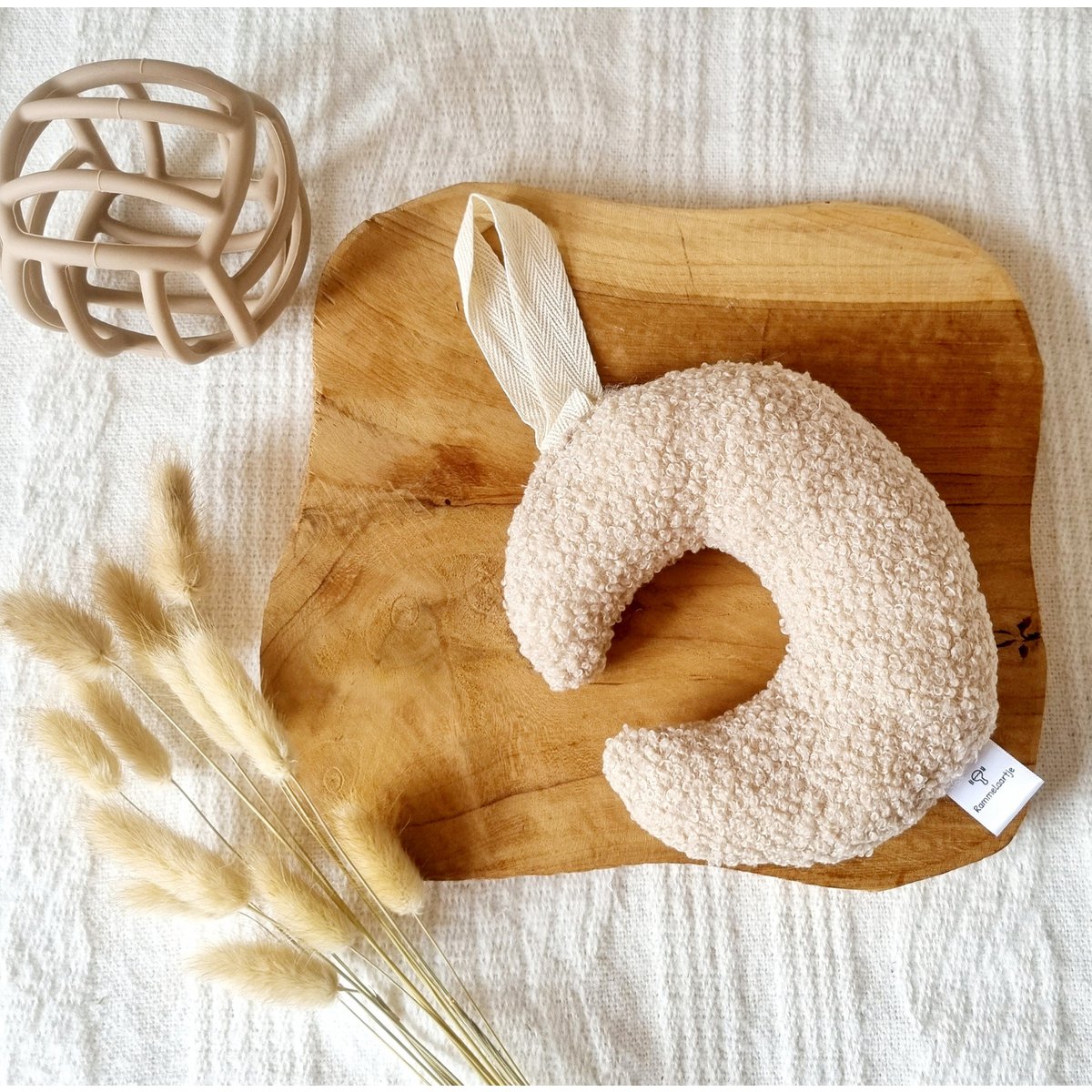 Speenkoord | Teddy maan | Beige