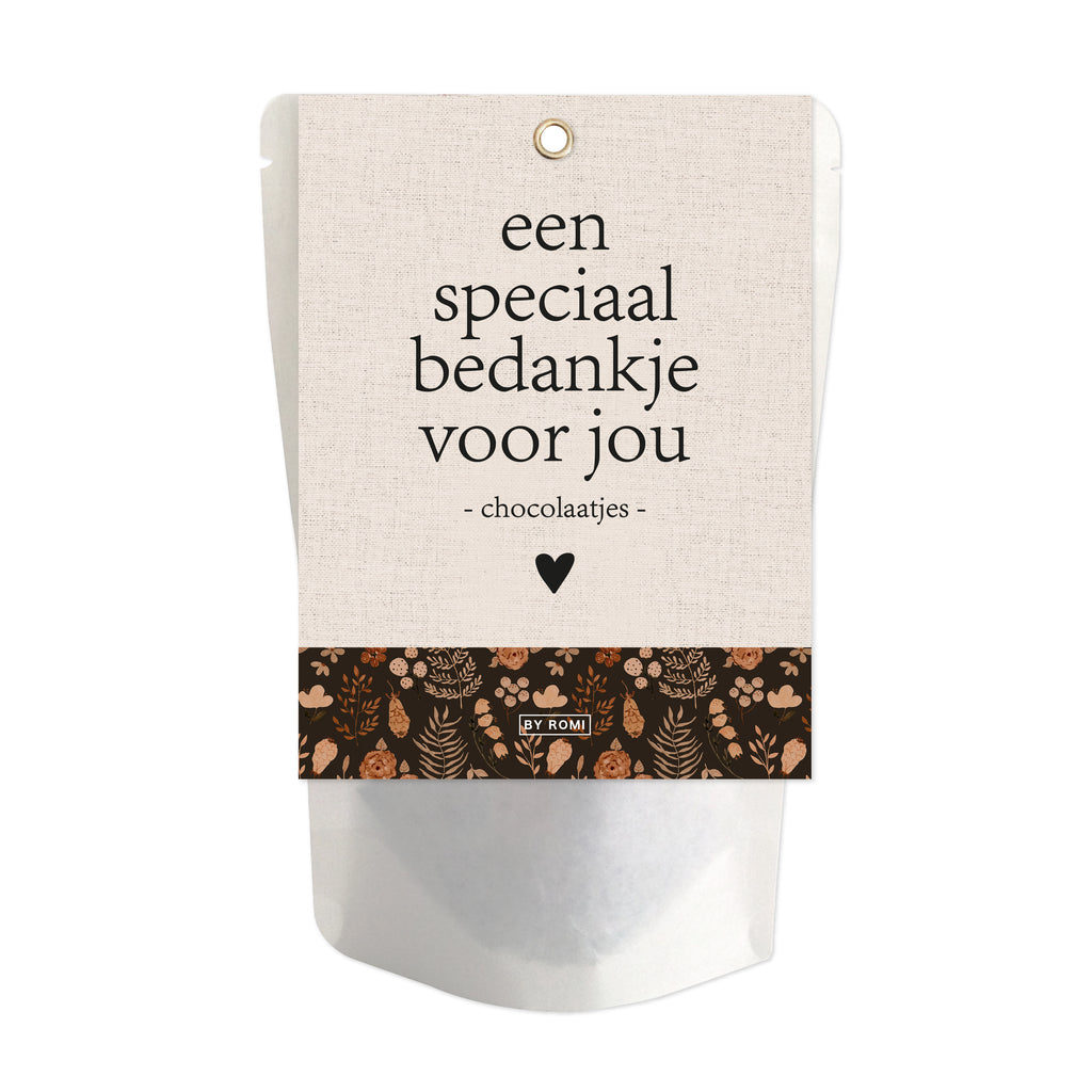 Cadeaupakket | voor oma | chocolade, thee & wensbuisje