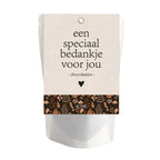 Cadeaupakket | voor oma | chocolade, thee & wensbuisje