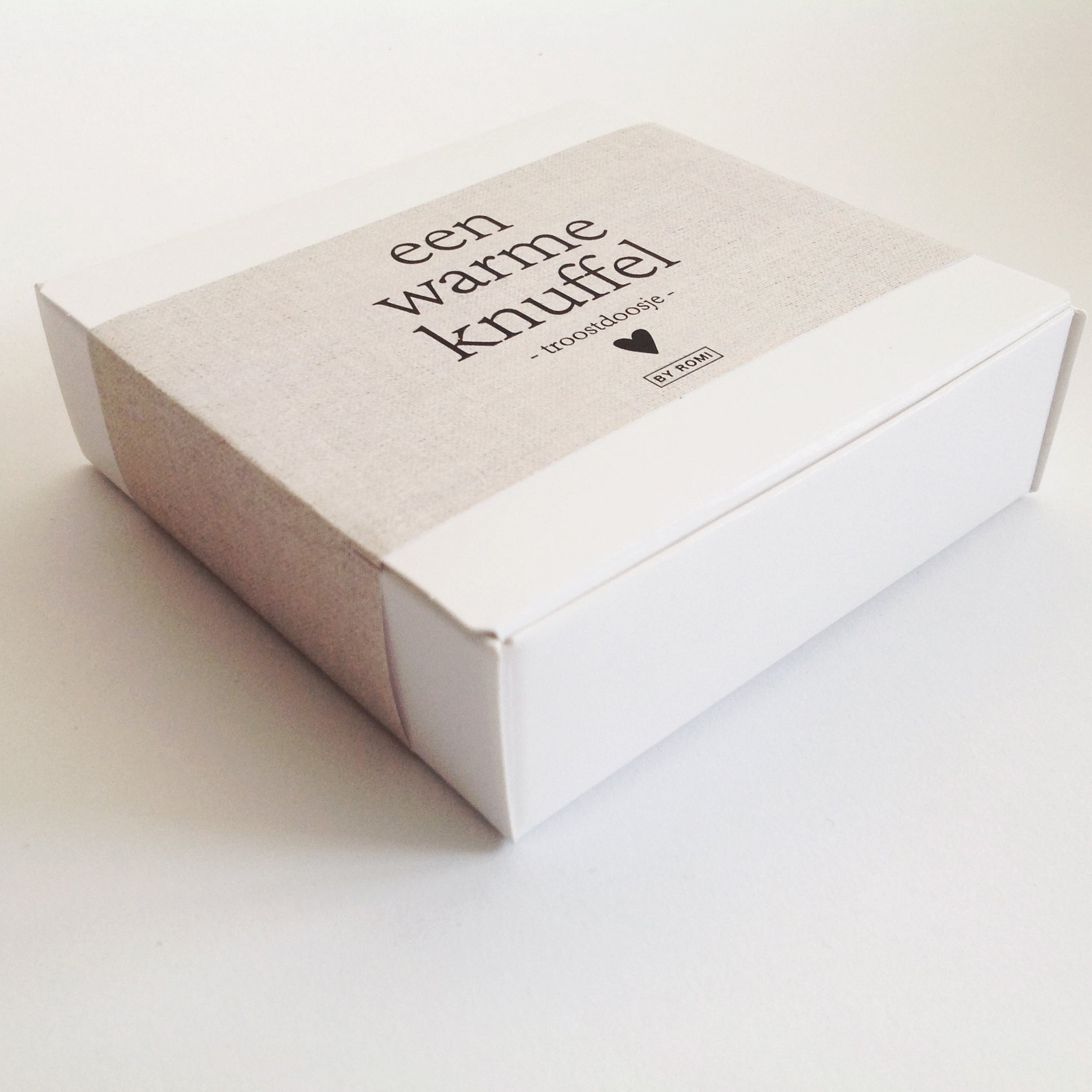 Troostdoosje | droogbloemen | Een warme knuffel