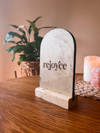 Houten wenskaart met standaard | Bloemen |  A mothers love