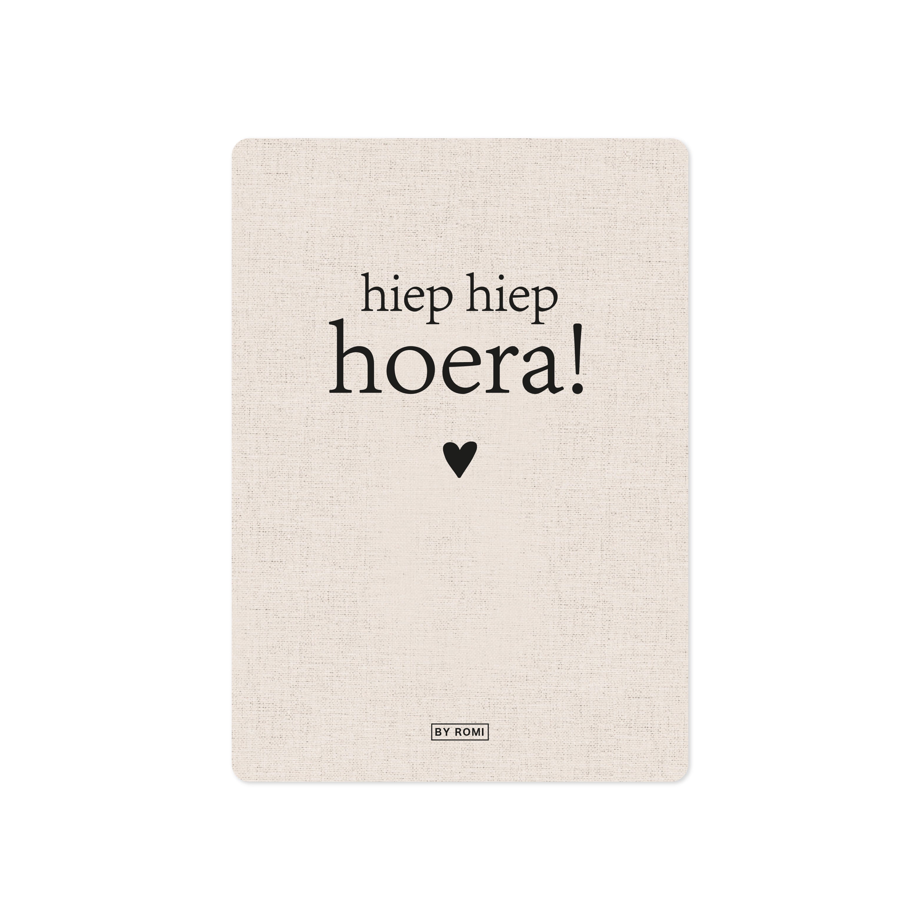 Kaart | Hiep hiep hoera