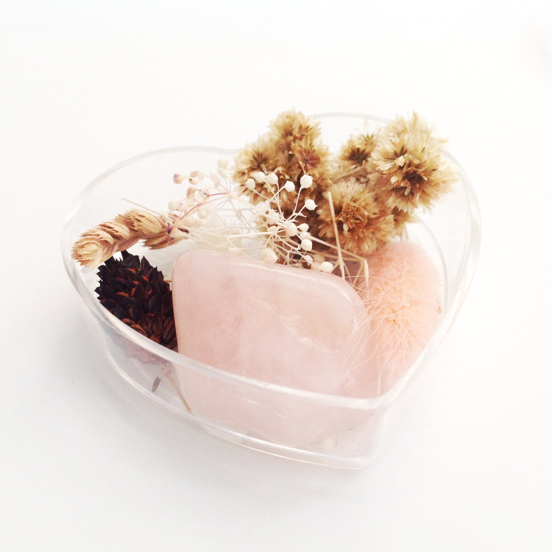 Rozenkwarts in hartje